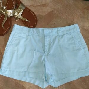GAP 3 inch City Short Powder Blue EUC sz 8